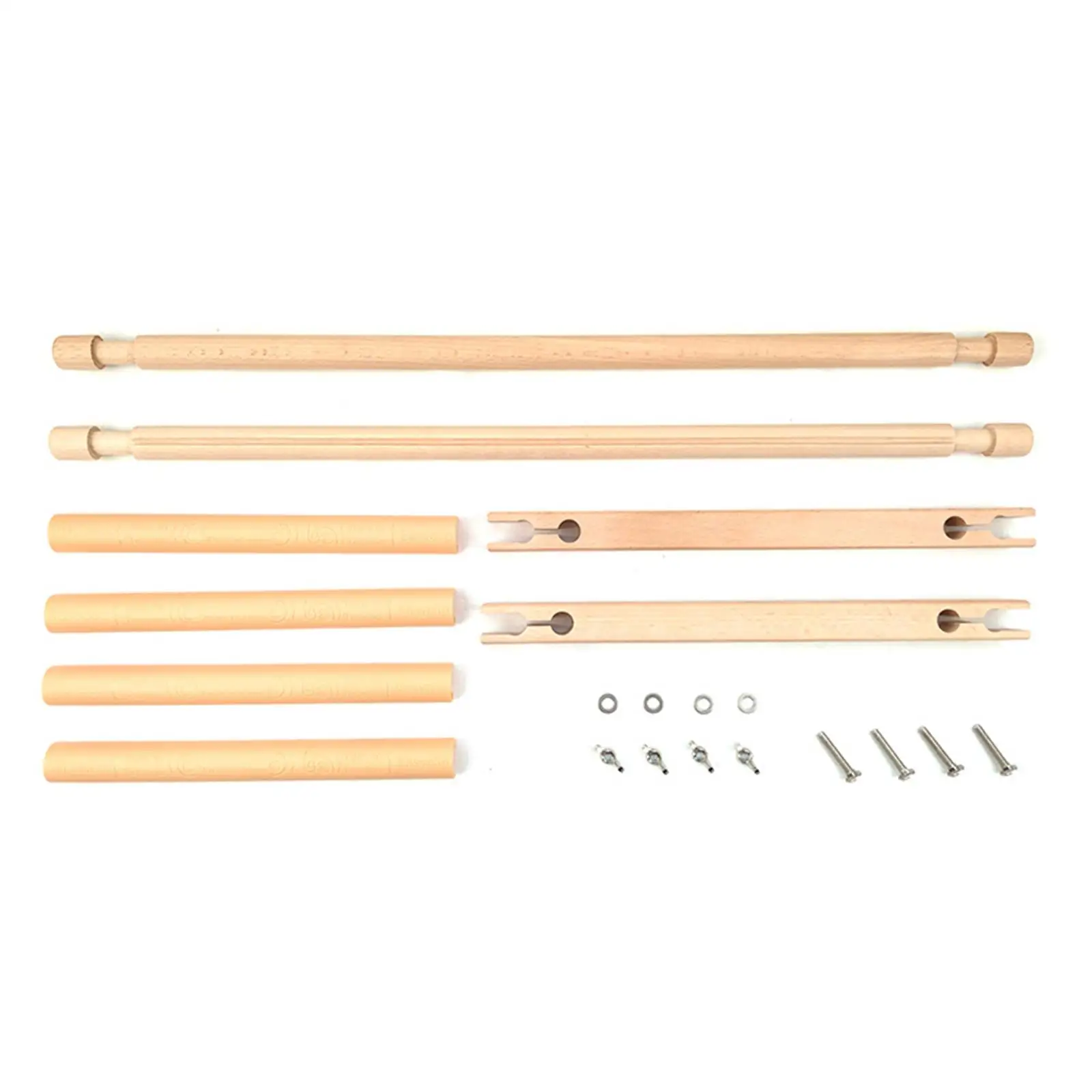 Wooden Tapestry Scroll Embroidery Frame Cross Stitch Sewing Quilting