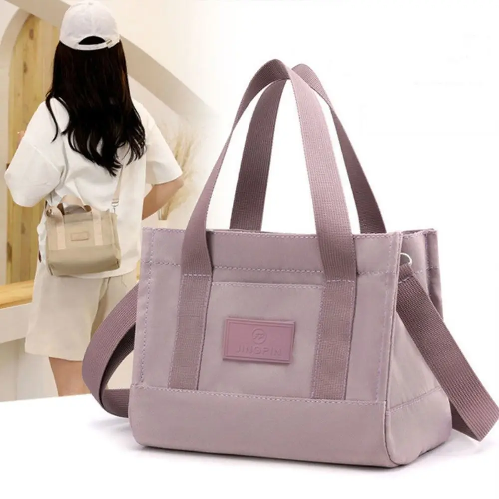 

Canvas Canvas Tote Bag New Square Shape Solid Color Square Bag Soft Versatile Bag