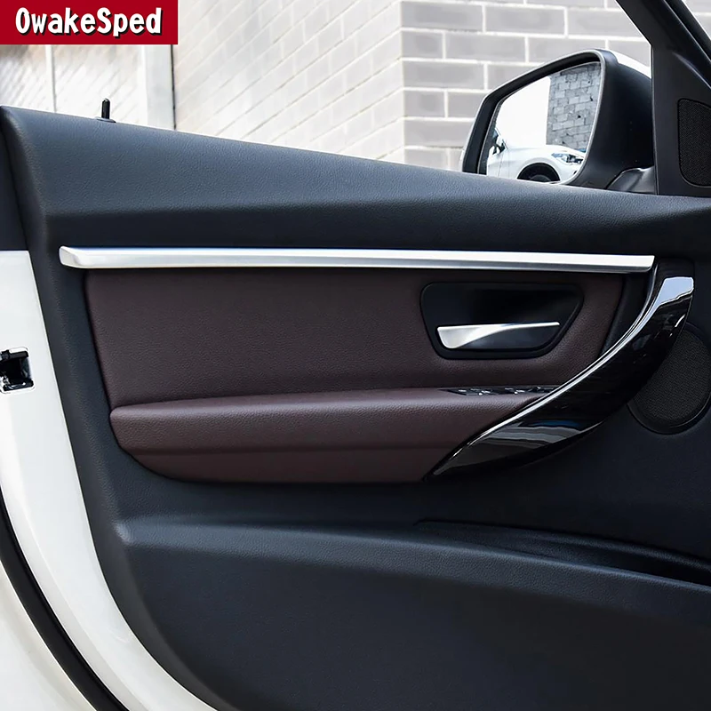 

For BMW 3 Series F30 2017-2019 Car Door Panel Inner Cover Decoration Molding Trim Frame Strip Interior Accessories Sticker Decal