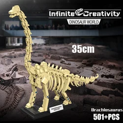 Dinosaur Fossil Brick Building Set - T - rex & Triceratops Adventure Pack (Brachiosaurus)