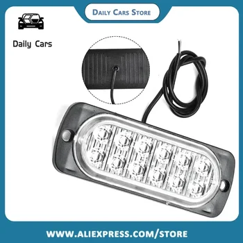 Luce da lavoro per auto DC-12V 36W Bianco 12LED Sicurezza per camion per auto Urgente Lampada a luce sempre luminosa Luce di marcia diurna Accessori per auto