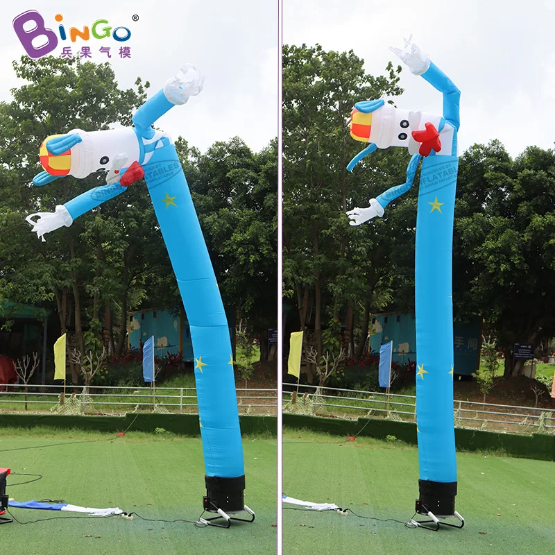 

Hot Sale 6 Meters High Inflatable Air Dancer Blue Rabbit Toys Model For Shop Advertising Decoration
