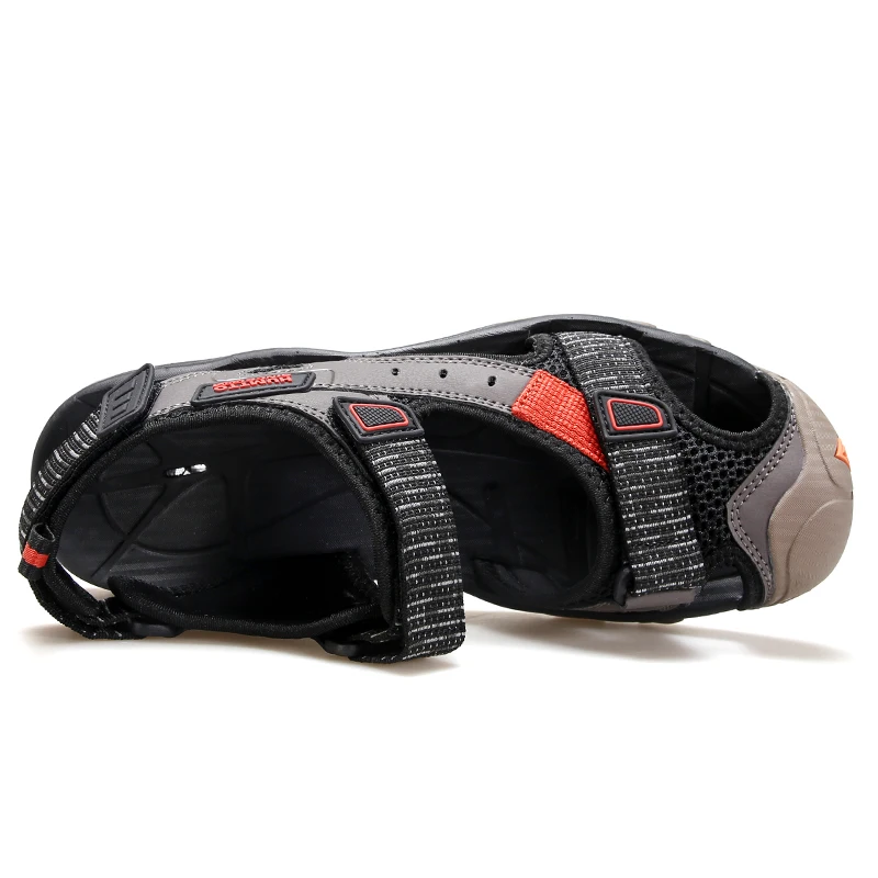 HUMTTO Summer Sandals for Men Breathable Hiking Shoes Outdoor Water Beach Sandals Mens Camping Fishing Climbing Aqua Shoes Man