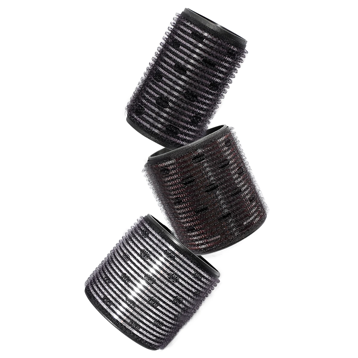 6pcs/set Aluminum Core Thermal Hair Rollers Fast Heating Ceramic Ionic Hook & Loop Air Bang Magic Sleep Curl Bar 60mm 1949