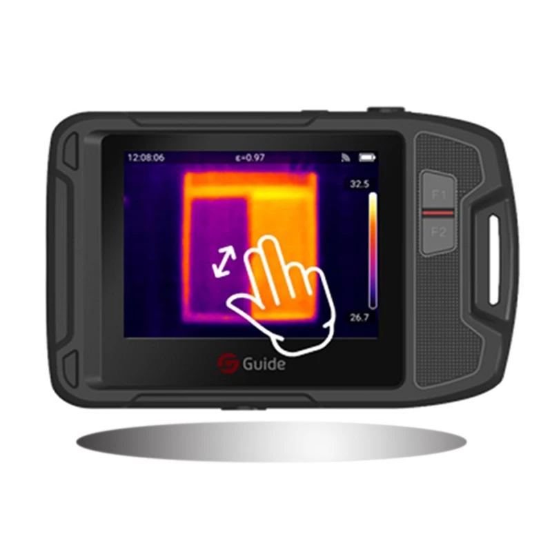 

Nieuwe Gids Infrarood Warmtebeeldcamera Handheld Touchscreen Thermische Beeldvorming Voor Industriële Meten Zoeken En Rescue