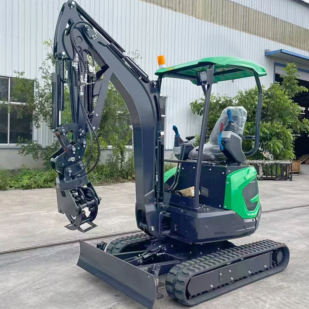 2,5-Tonnen-Minibagger, hydraulischer Raupenbagger, kompakte Baumaschine, Dieselbagger für die Landwirtschaft und Landschaftsgestaltung, kundenspezifisch anpassbar
