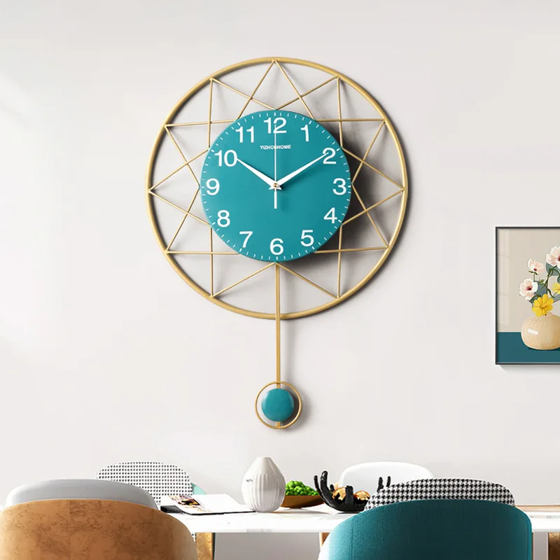 

Минималистичные настенные часы в скандинавском стиле, украшение для стены, роскошные тихие, для гостиной, креативные модные, с Интернетом