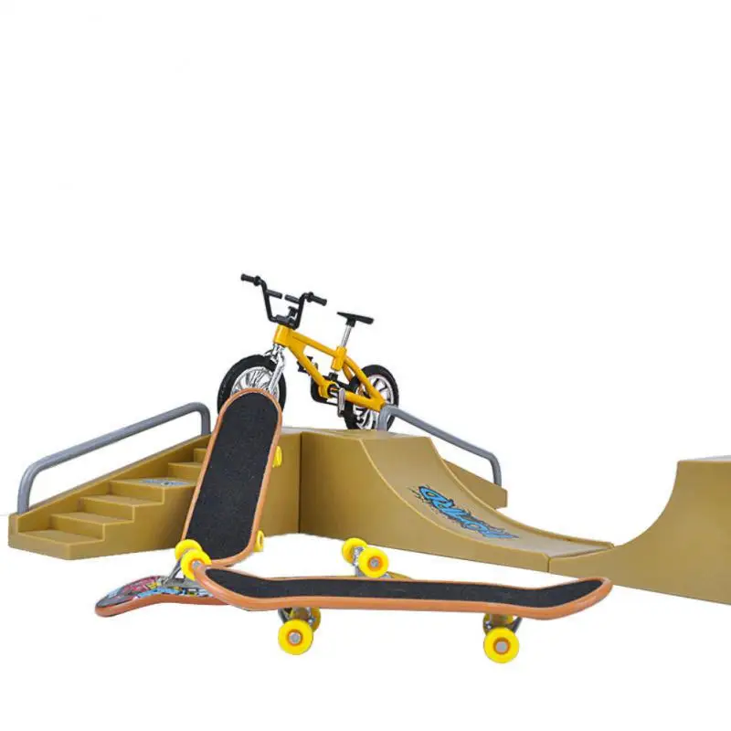 

Mini Scooter Two Wheel Scooter Children's Educational Toys Finger Scooter Bike Fingerboard Skateboard