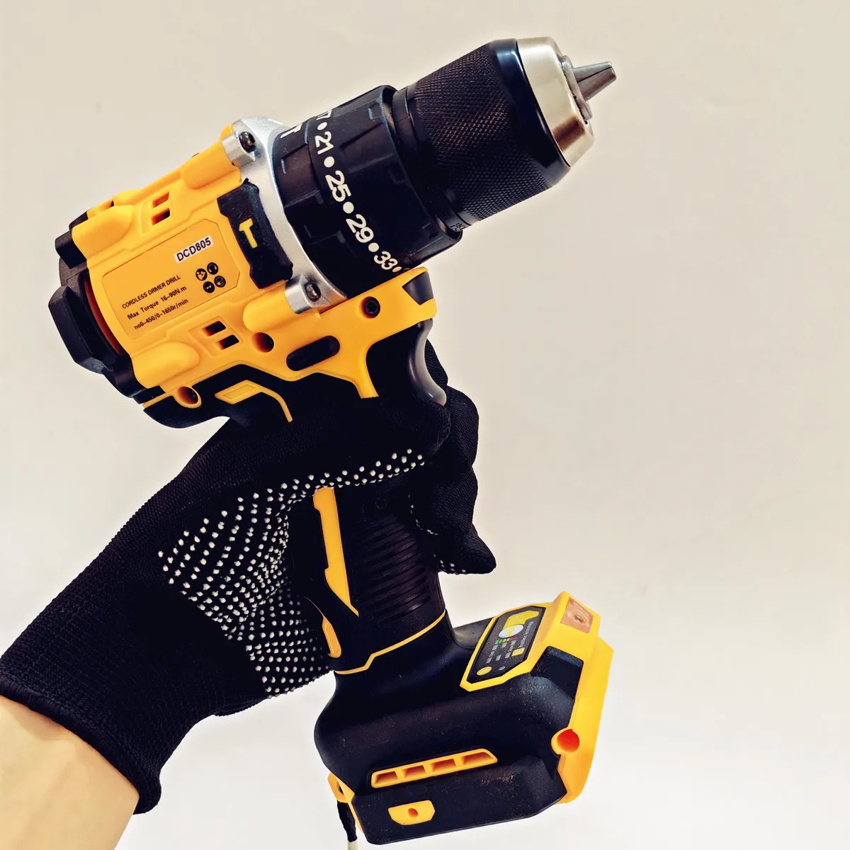 Fit For Dewalt 20V Battery Brushless Hammer Drill Cordless Impact Drill Electric Screwdriver 10mm Power Tools DCD805 2