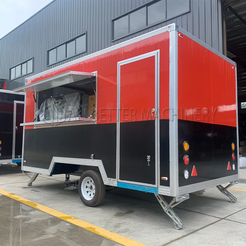 Allbetter13ftHighQualityFoodTrailerTacoIceCreamMobileFoodTruckTrailerFullKitchen