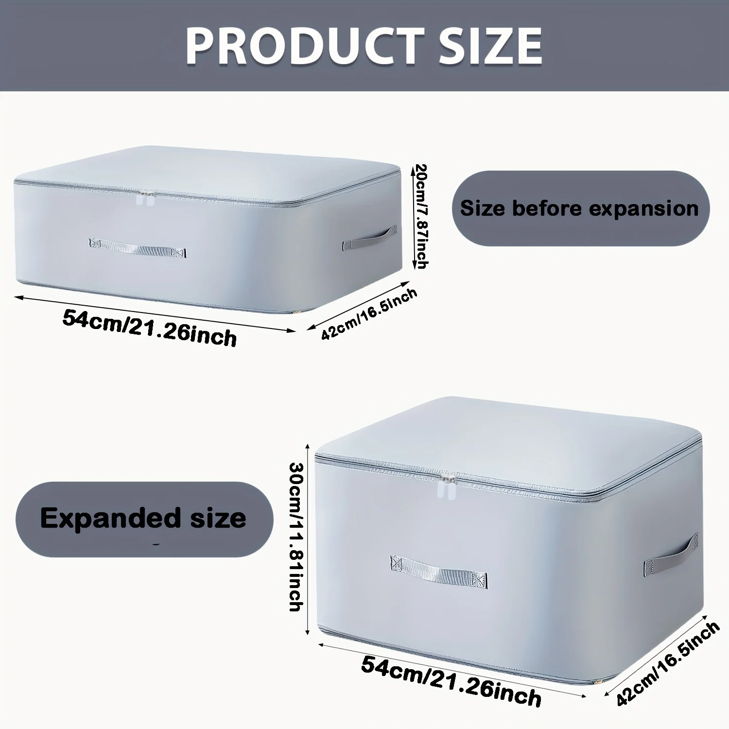 Polyester Vacuum Compression Storage Bags for Clothes Reusable Travel Organizer with Double Zipper Large Capacity Garment Bag