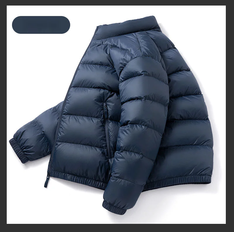 Men's And Women's Duck Down Jacket Winter Warm Loose Bubble Coat_voghion.com