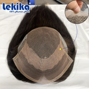 Protesi Capillare Lunga per Donna, Sistema di Capelli Traspirante, Accessori Perfetti per Capelli, Parrucche in Capelli Umani OCT, Protesi Capillare Personalizzabile