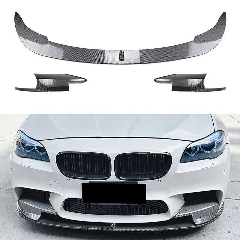 Paraurti Anteriore Per Auto Spoiler Diffusore Splitter Body Kit Grembiuli Copertura Guard Trim Per Bmw Serie 5 F10 F11 M5 2011-2017