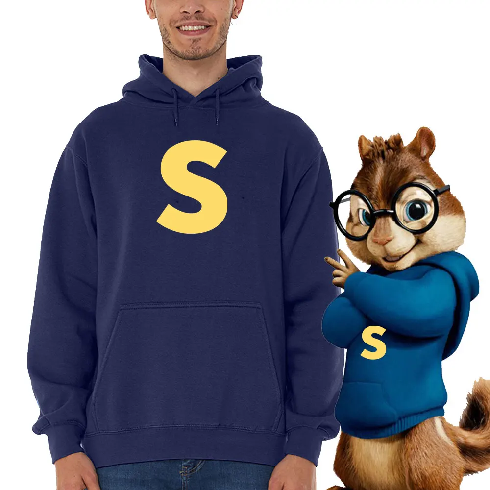 Alvin and The Chipmunks: The Squeakquel's Pullover Woman Manfashion Drop Shoulder Hoodie Is Available for Best Friend Sweatshirt 3
