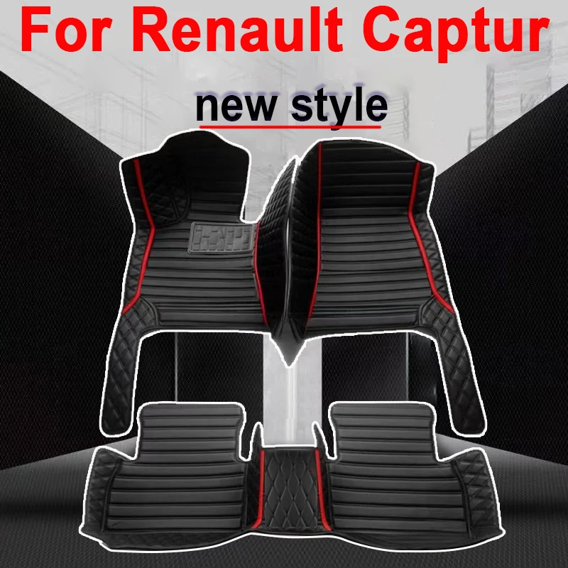 

Для Renault Captur (B платформа) 2018 2017 2016 2015 2014 2013 автомобильные коврики Стайлинг под заказ автомобильные аксессуары защитные коврики