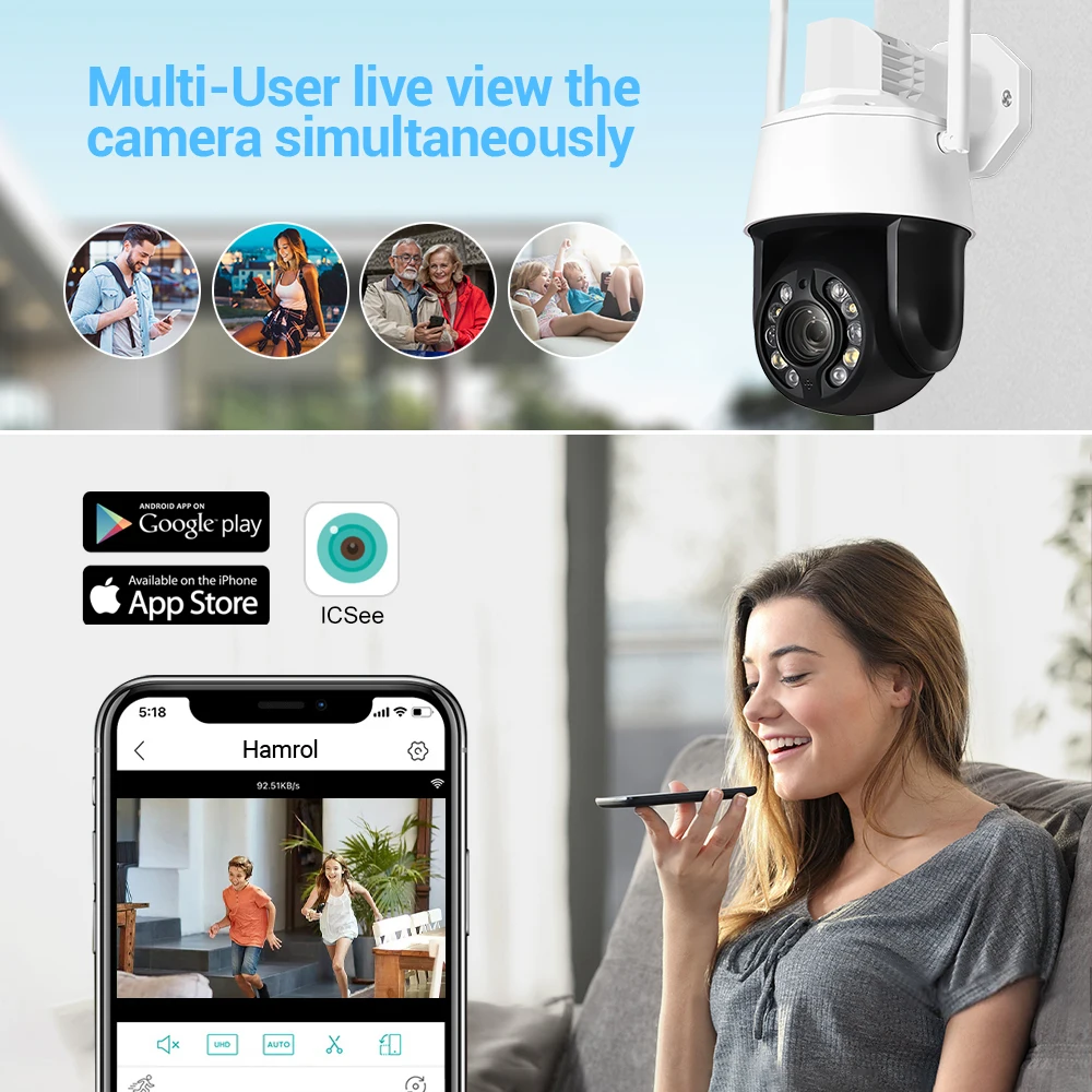 ߿  ī޶,  , PTZ, 36x , HD  IP ī޶, ִ 100M Nigtvision, AI ΰ , ICSEE H.265X, 5MP