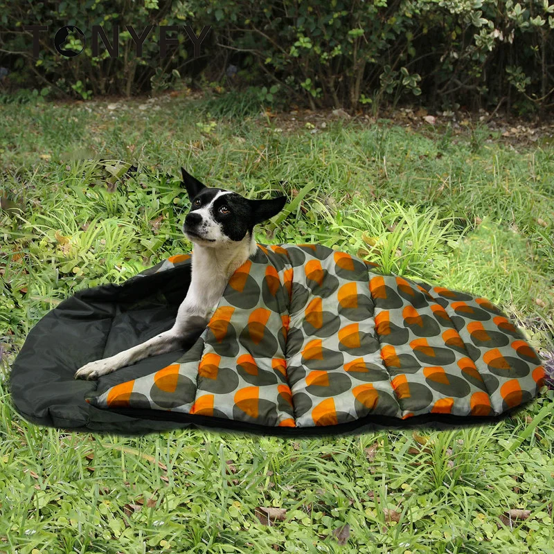 Portable Pet Sleeping Bag Outdoor Cat Pet Bed Pad Waterproof Dog Mat