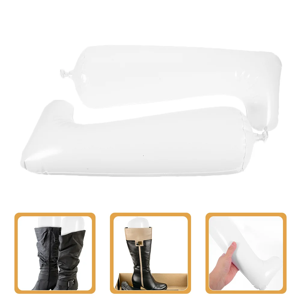 

5 Pairs Inflatable Boot Brace Height Boots Holder Thicken Thigh Highs Keeper for Tall Shapers Pvc Inserts to