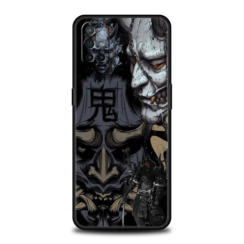 Samurai Ghost Face Phone Case - Japanese-Inspired Design Cover