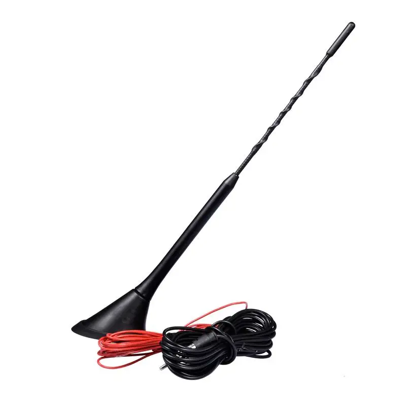Car Radio AM FM Antenna Built in Amplifier Auto Aerial Roof Mount