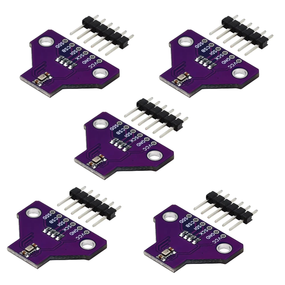 Module GPS boussole BMP280 altimètre baromètre haute précision pour drone Arduino avec antenne et capteurs visibles.