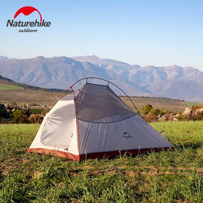 Camping Tent Naturehike Cloud Up Series 1 2 3 Persons Backpacking Double-layer Lightweight With Free Mat