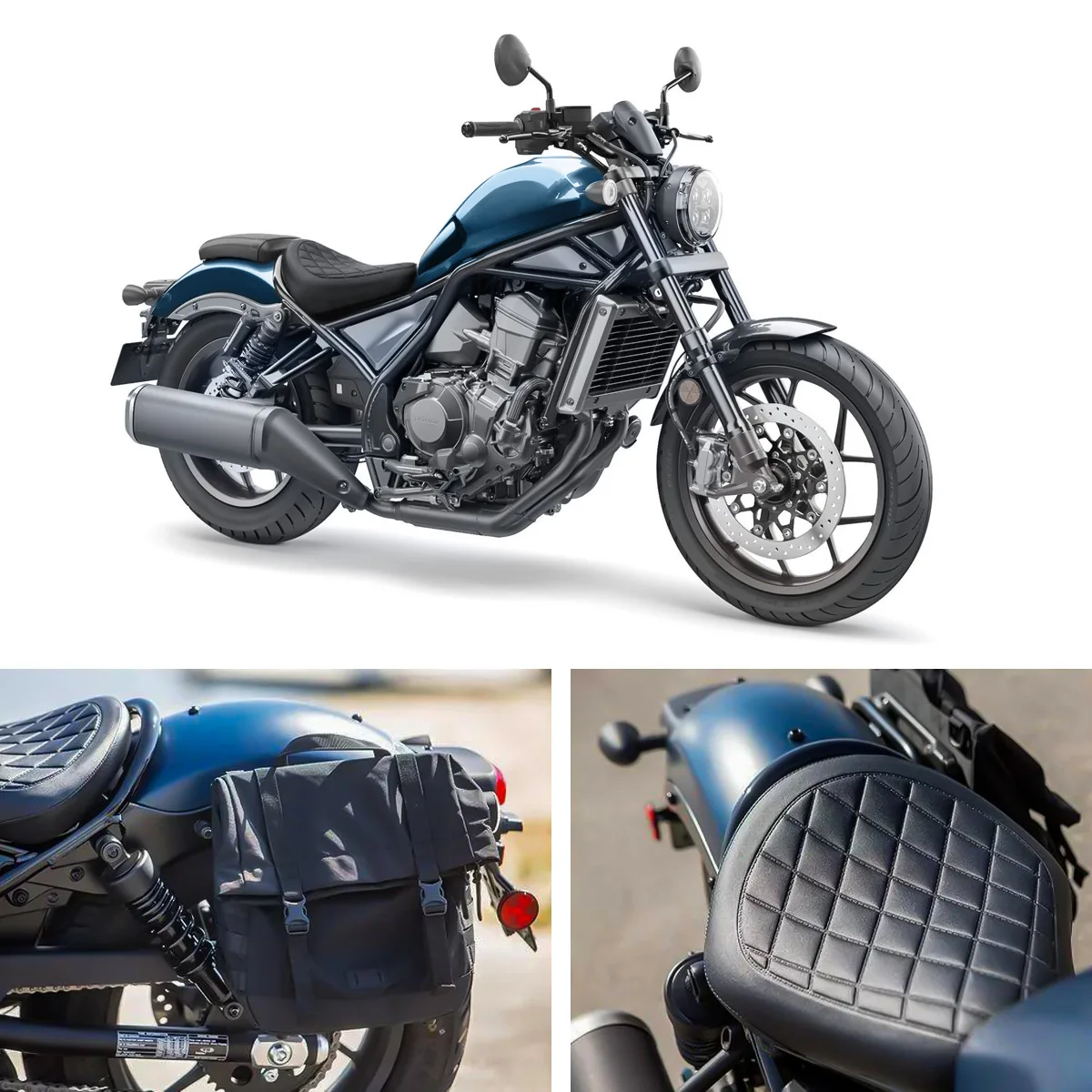 Adatto per Honda Rebel CMX 250 300 500 1100 parafango posteriore Rebel 300 CMX500 Rebel 500 Fender Fender Protector accessori  201355758