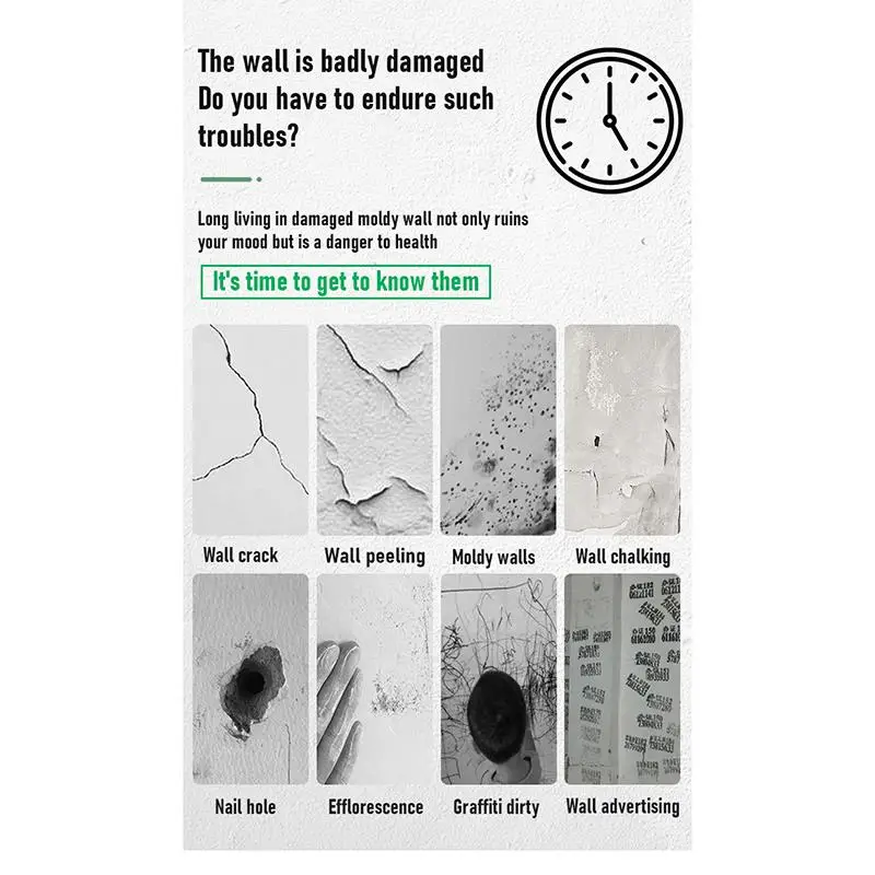 Hot Sale Wall Mending Agent 100g/130g/150g/250g Wall Repair Cream With Scraper Paint Valid Mouldproof Quick-Drying Patch Restore