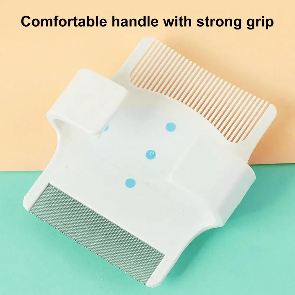 

Comfort Grip Pet Comb Stainless Steel 3-in-1 Pet Grooming Tool Set for Dogs Cats Comb Brush Massage Tool Flea Removal Hair