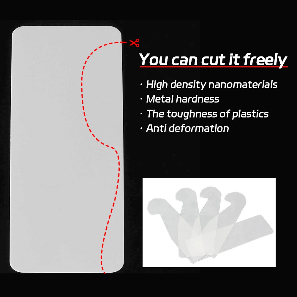 Card Pry Opening Scraper 230x80mm Plastic-Steel Nano Insert Sheet Locksmith Tool Door Joggling Bypass Tool Lock DIY Opener 5Pcs locksmith tools locksmith extractor tools lock pick tools lock pick set lock repair tool