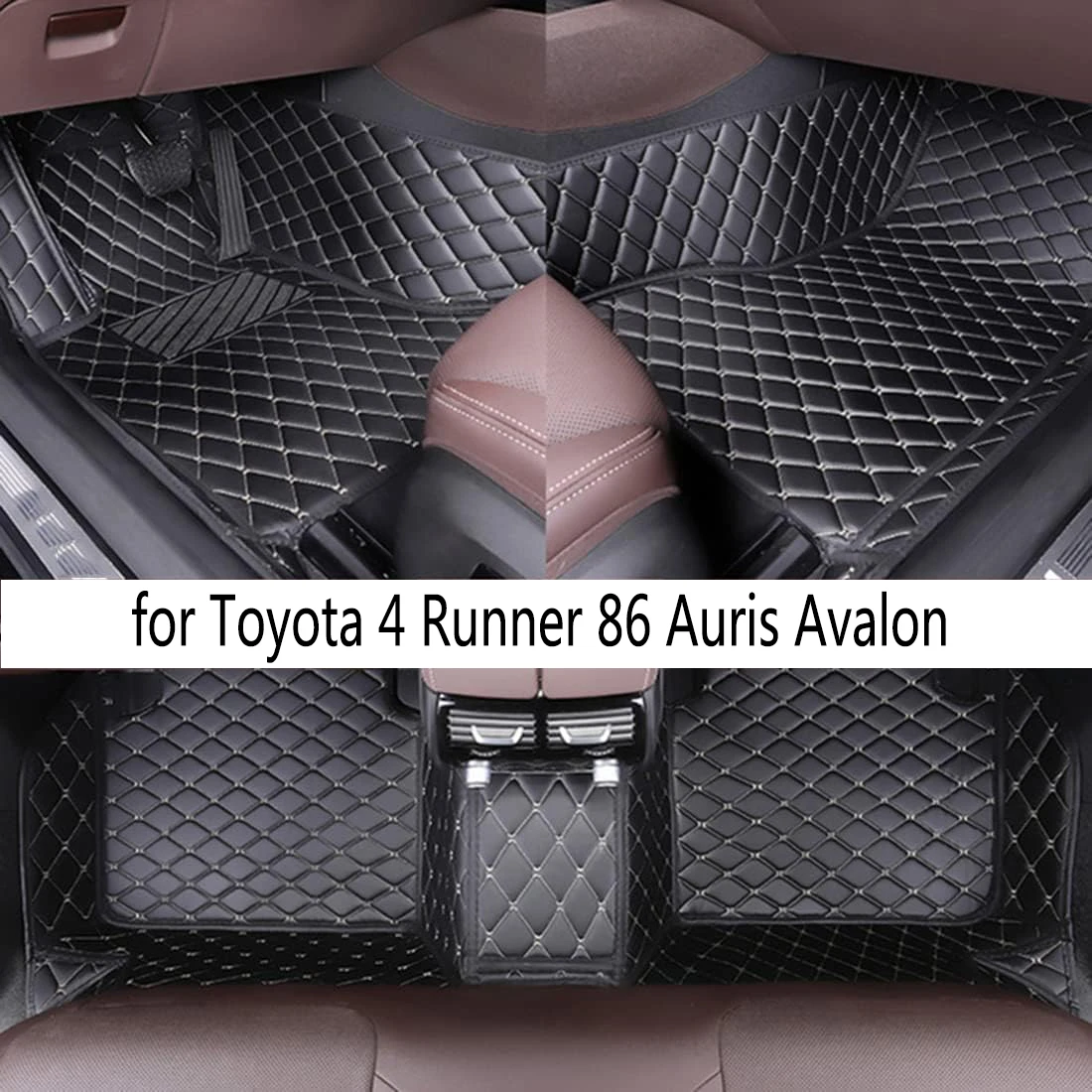 

CRLCRT Car Floor Mats for Toyota 4 Runner 86 Auris Avalon C-hr Corolla Rav4 CAMRY Carpet Alfombra Carpet Auto Accessories
