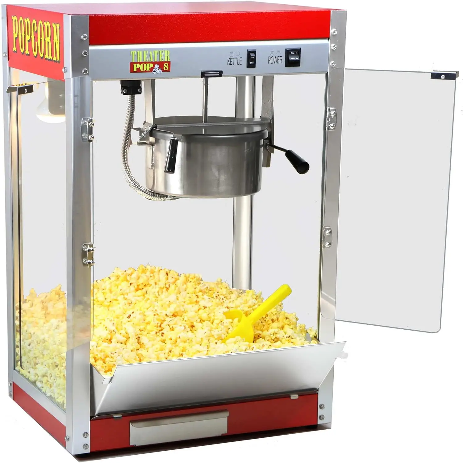 Theater Pop 8 Ounce Popcorn Machine for Professional Concessionaires Requiring Commercial Quality High Output Popcorn Eq 4