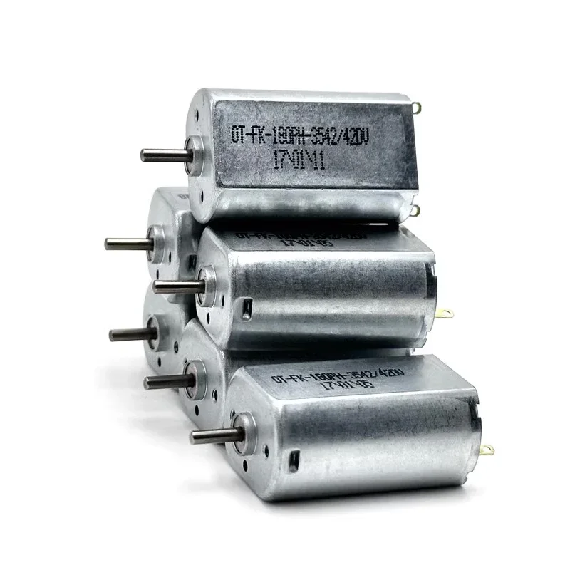 FK-180PH-3542 미니 180 고속 DC 모터 3V-6V 21500RPM 카본 브러시 포함 강력 자석 DIY RC 장난감 자동차 보트 모델용
