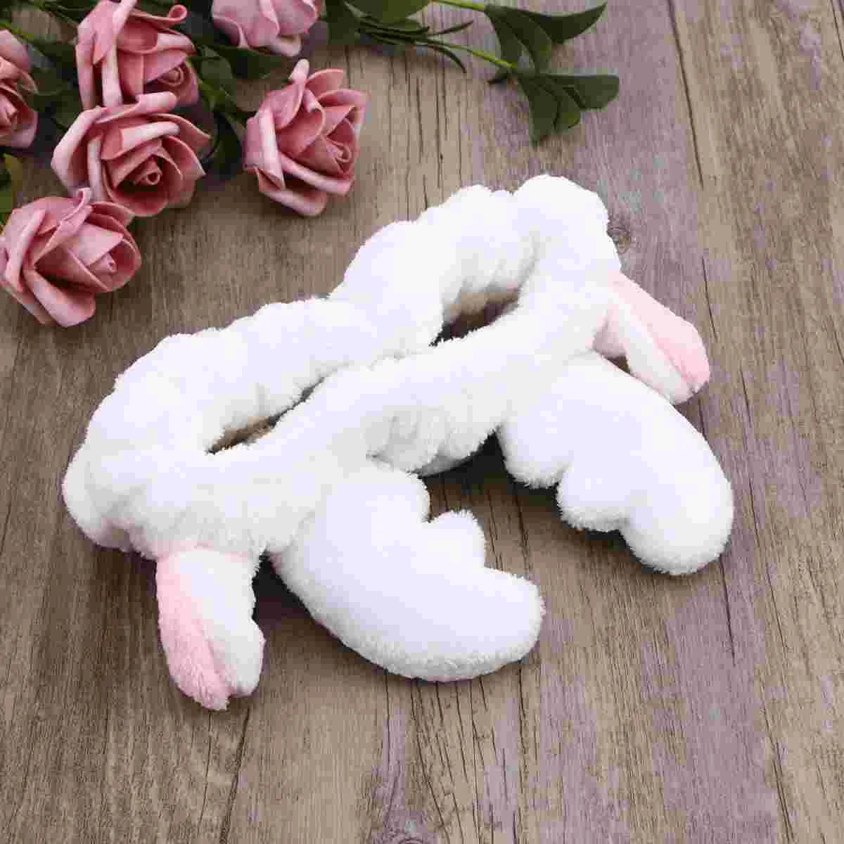 

Lovely Antlers Hair Band SPA Wash Face Makeup Elastic Hairband Deer Horn Headbands for Women (White)