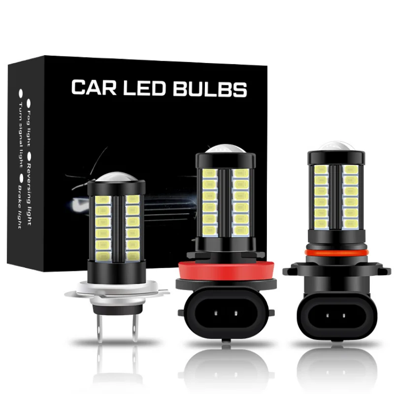 

Фонари головного света H11 H8 H16 JP/EU HB4 HB3 9006 9005 H13 5730 33SMD 6000 лм K 12 В