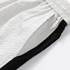 T Shirt Men Suit Shorts Tshirt Set Stripe Bubble Oversize 6XL 7XL 8XL Plus Size Short Sleeve Summer T-shirts Breathable Fashion 6