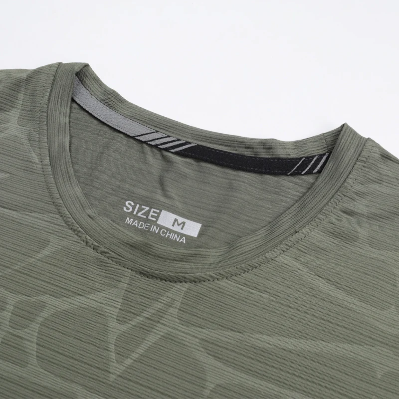 Breathable Print Shirts Running Sport Fashion Training Gym Lightweight Tops Men Workout Quick Dry Short Sleeve short sleeve t shirt sport t shirt running t shirt running t shirts fitness clothes