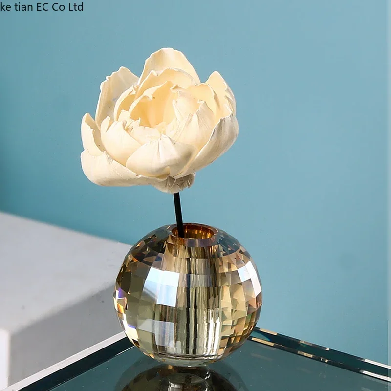 European light luxury crystal glass no fire aromatherapy bottle Empty bottle high-grade home room hotel bathroom diffuser
