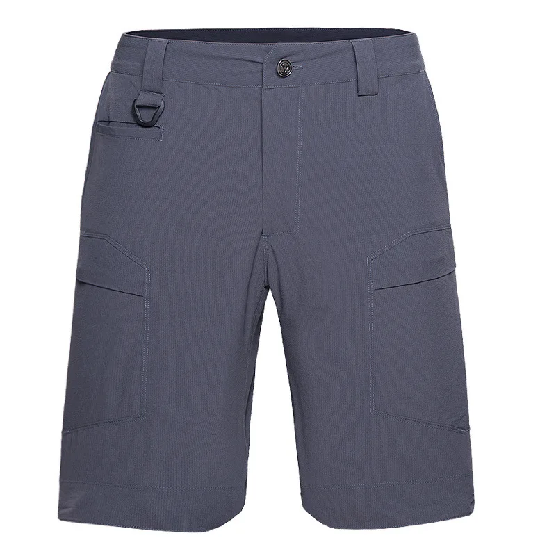 Men's Cargo Shorts Outdoor Mountaineering Camping Quick Dry Summer Stretch Knee Length Multifunctional Half Pants Man Clothing