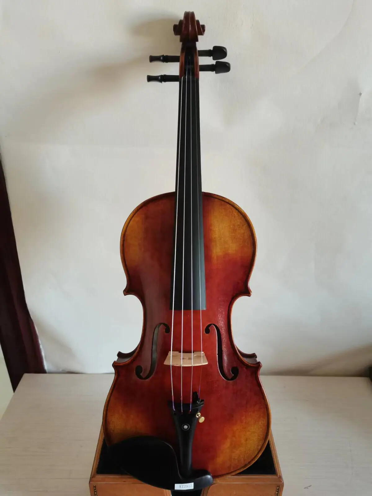 

Master 4/4 violin Solid flamed maple back spruce top complete hand made K2912