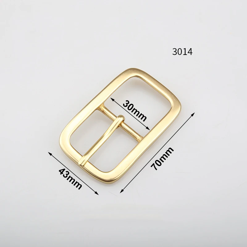 1pcs 30mm 벨트 버클 솔리드 브래스 엔드 바 힐 바 버클 싱글 핀 중간 센터 바 가죽 공예 스트랩 웨빙 개 목걸이