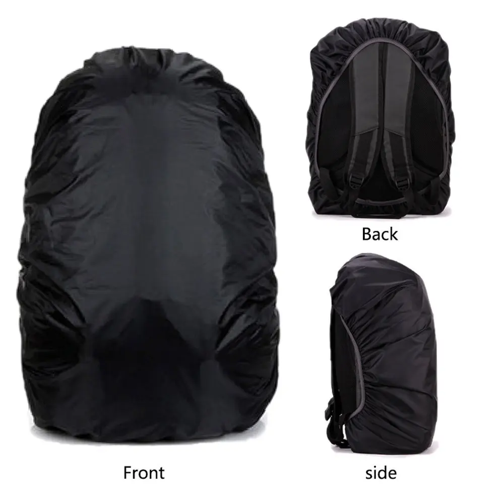 Description Picture 2 of itemNew Rain Cover For Backpack Waterproof Bag Solid Color Tactical Outdoor Camping Hiking Climbing Dust Raincover Covers 30-40L