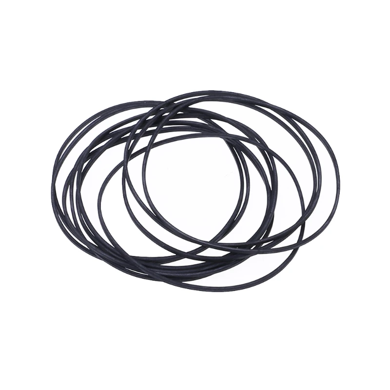 Cassette Tape Machine Belts 10PCS for CD DVD Recorders Walkman cassette tape belts cassette tape belt transmission belt rubber drive belt recorder tape drive accessories recorder tape accessories