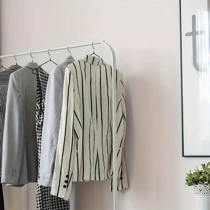 10 قطع من شماعات معطف القميص المعدنية شديدة التحمل...