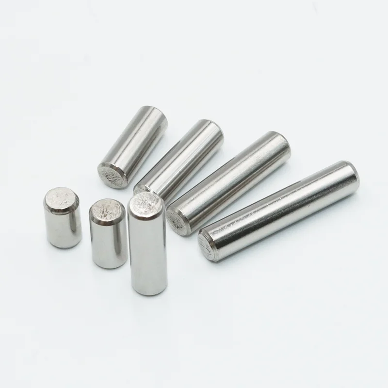 304 Stainless Steel Cylindrical Pin Metal Dowel Pins M2 M3 M4 M5 M6 M8 M10 High Hardened Locating Parallel Pins Solid Lock Pin