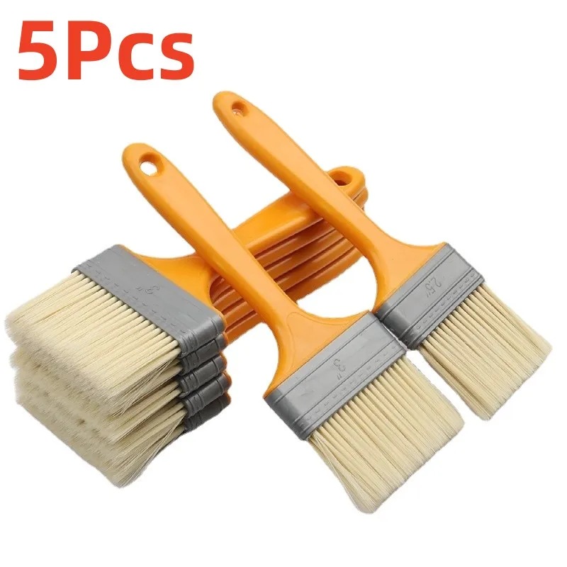 Plastic Handle Paint Brushes Set for Wall and Furniture