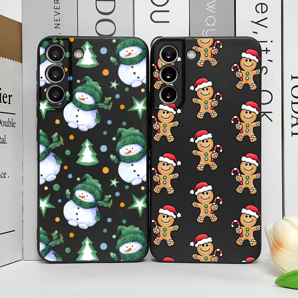 Charming Snow Elk Merry Christmas Phone Case - Soft Cover