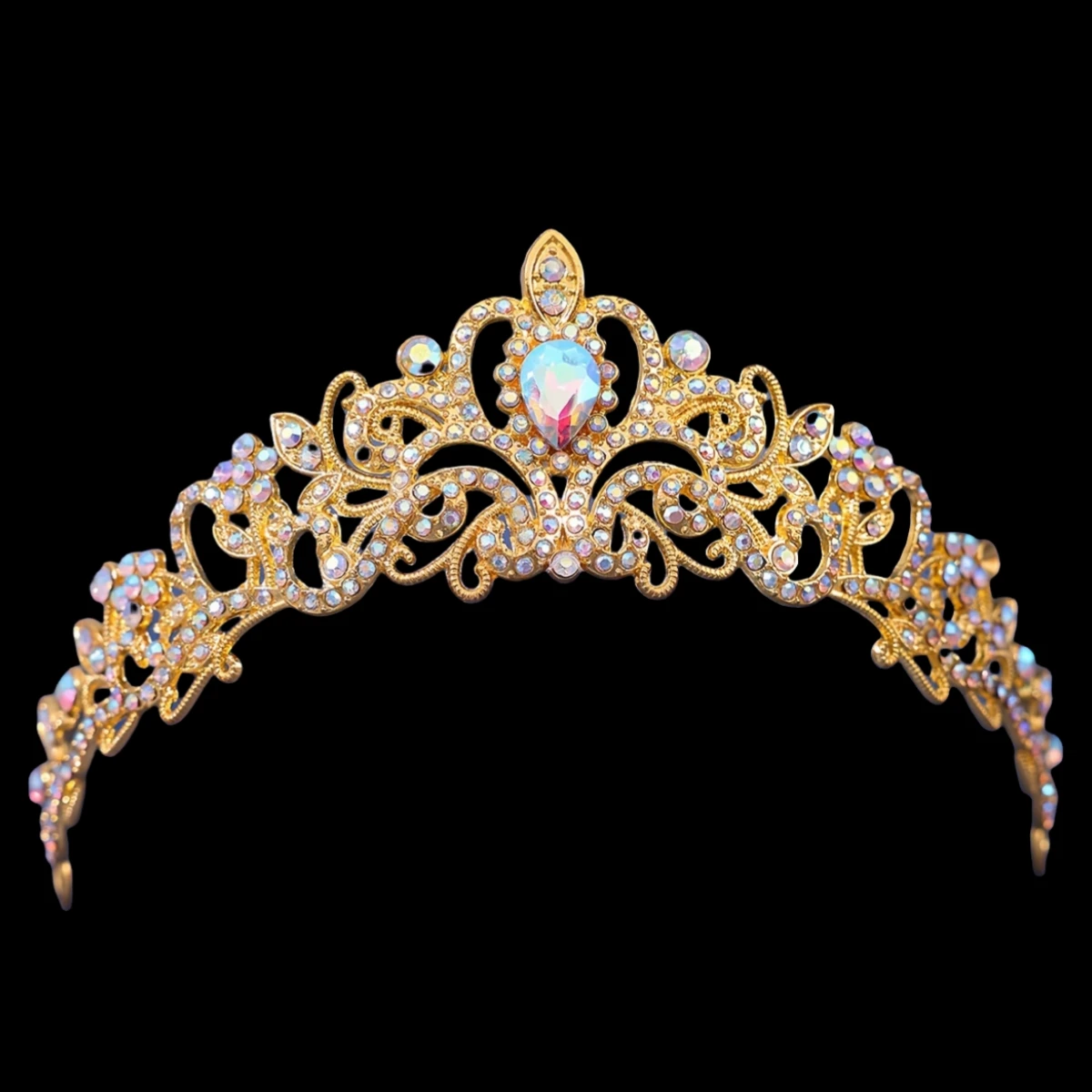 Rhinestone Crown Tiara Party Princess Tiaras And Crowns Bridal Wedding Hair Accessories Jewelry Headpiece Crown Gifts