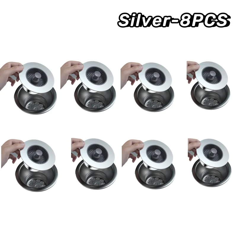 Silver-8PCS
